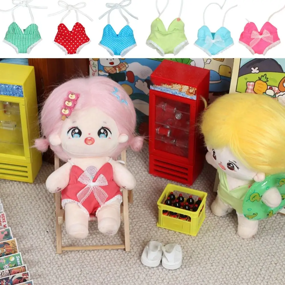 

20 см хлопковый кукольный купальник, летний крутой купальник, одежда для куклы, сменная одежда, аксессуары для кукольного дома