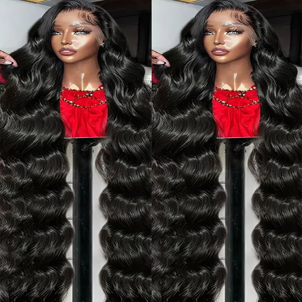 CEXXY 250% 30 40inches Hd Lace Wig 13x4 Human Hair Body Wave 360 Full HD Lace Frontal Wig PrePlucked Water Wave Wig For Women