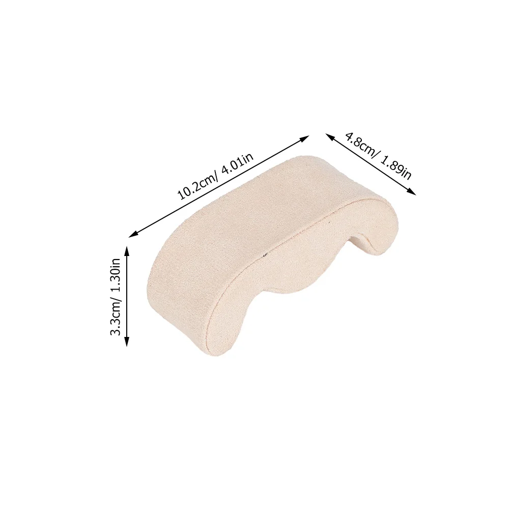 لينة المدمجة إيفا الساعات أساور البيج صندوق مجوهرات السفر تخزين ساعة عرض وسادة صغيرة عرض المجوهرات وسادة وسادة