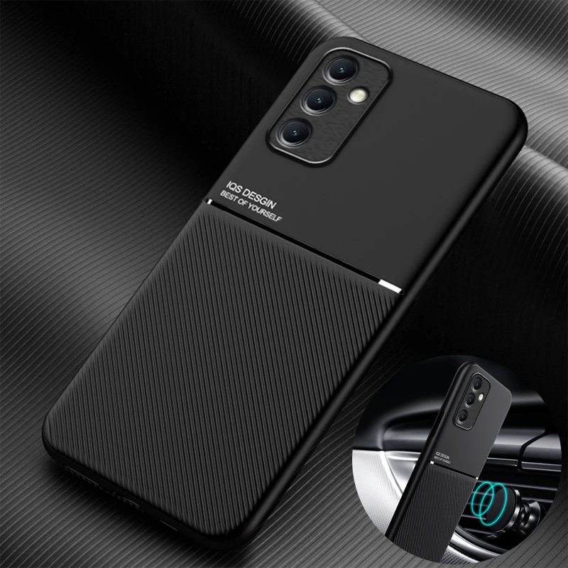 Per Samsung Galaxy A54 5G custodia per auto custodia magnetica per telefono per Samsung A54 a54 A 54 5g Cover posteriore in morbida pelle di Silicone