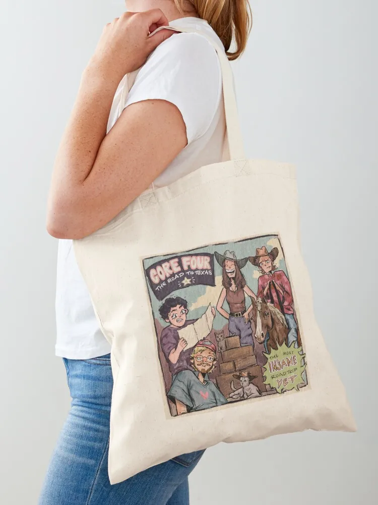 

CORE FOUR: THE ROAD TO TEXAS Mel.omane Tote Bag tote bags cloth bags hand bags Women's shopper canvas