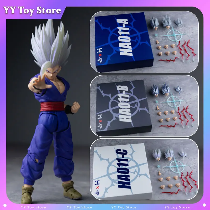

Скульптура головы Гохана из Dragon Ball от Air Hm Studio, аксессуары для головы Супер Сайяна Бест, аниме-фигурки, модели игрушек для коллекционеров