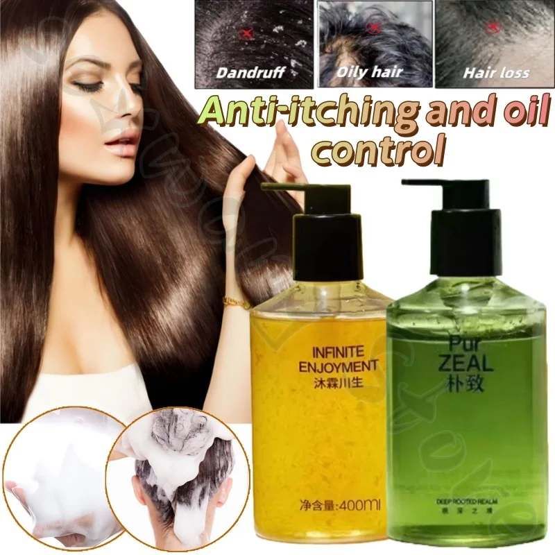 

PUR refreshing fluffy shampoo ginger nourishes smooth and shiny hair soothes hair follicles and strengthens hair 400ml