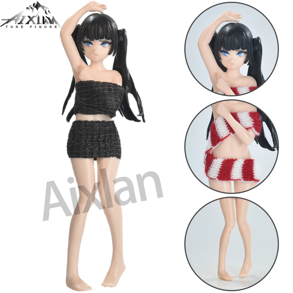 Aixlan ECCHI Figure Chuno Hayashi 19cm Hentail Sexy Girl PVC Action Figure Flat Paint Amine Adult Figures 18+ Statue