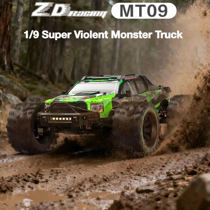 

ZD Racing 1:9 SCALE 4WD brushless Super Monster Truck ROCKET MT09 RC High-Speed Off-Road Vehicle With Battery RTR Version
