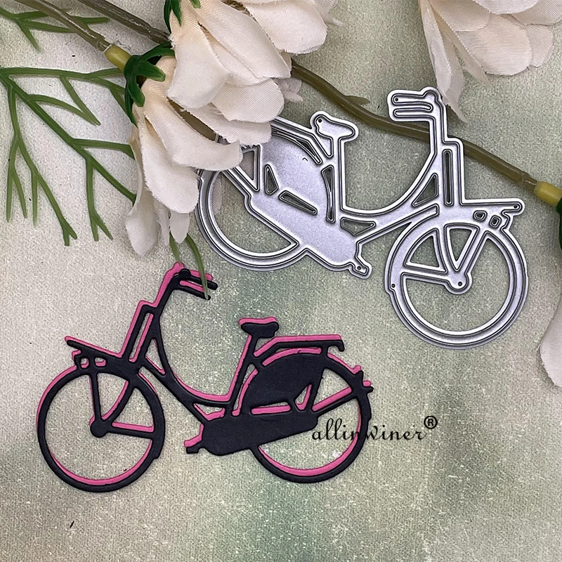 New Bicycle decoration Metal Cutting Dies Stencils Die Cut for DIY Scrapbooking Album Paper Card Embossing