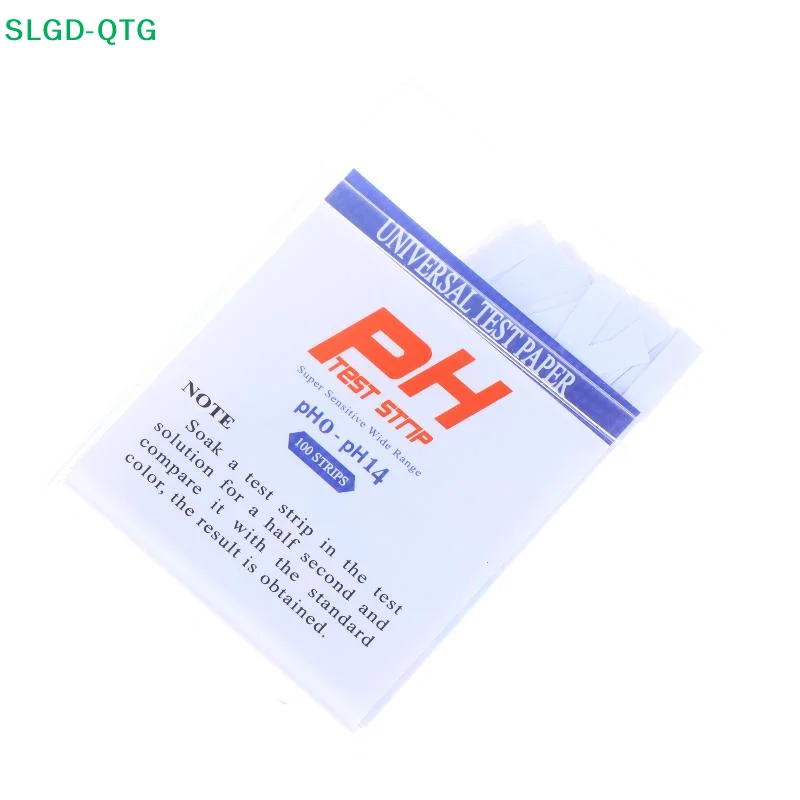 NEW Hot！100Pcs PH Test Strips 0-14 Universal Strips To Test Water Quality For Swimming Pools Hydroponics Aquarium Soil Urines