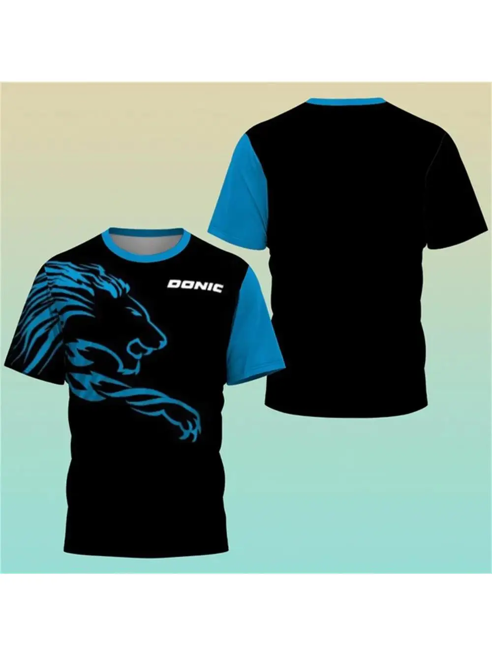 Nouveau chaud impression 3D Boutique chemise de Tennis de Table T-shirt d'entraînement Absorption de la sueur haut confortable Badminton Sport col rond O N