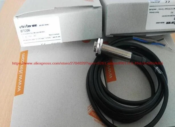100% NEW IFT206 M12 proximity switch DC 3-wire PNP normally open inductive waterproof sensor