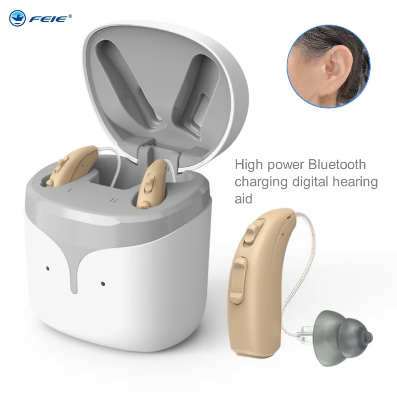 2024 New Digital High-Power Rechargeable RIC Hearing AIDS, Deaf Hearing AIDS For Elderly Young People, Volume Amplifiers