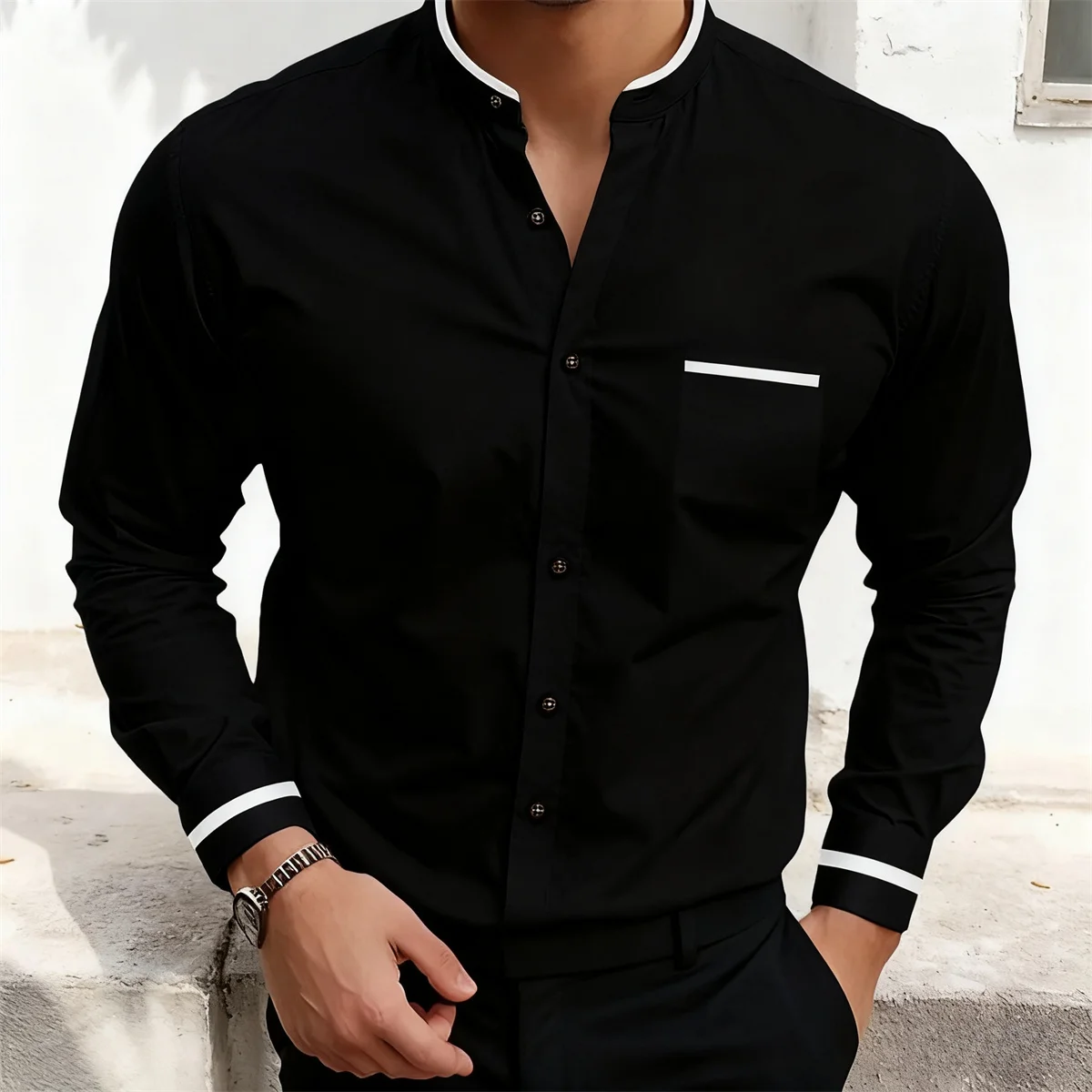 Рисунок 5 - Мужская рубашка, повседневная,