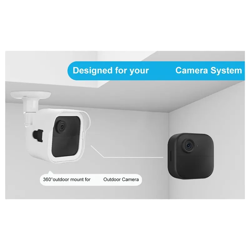 LXYB18B Weatherproof Protective Housing And 360 Degree Adjustable Mount For Blink Outdoor 4& For Blink Outdoor 3 Wall Mount Came