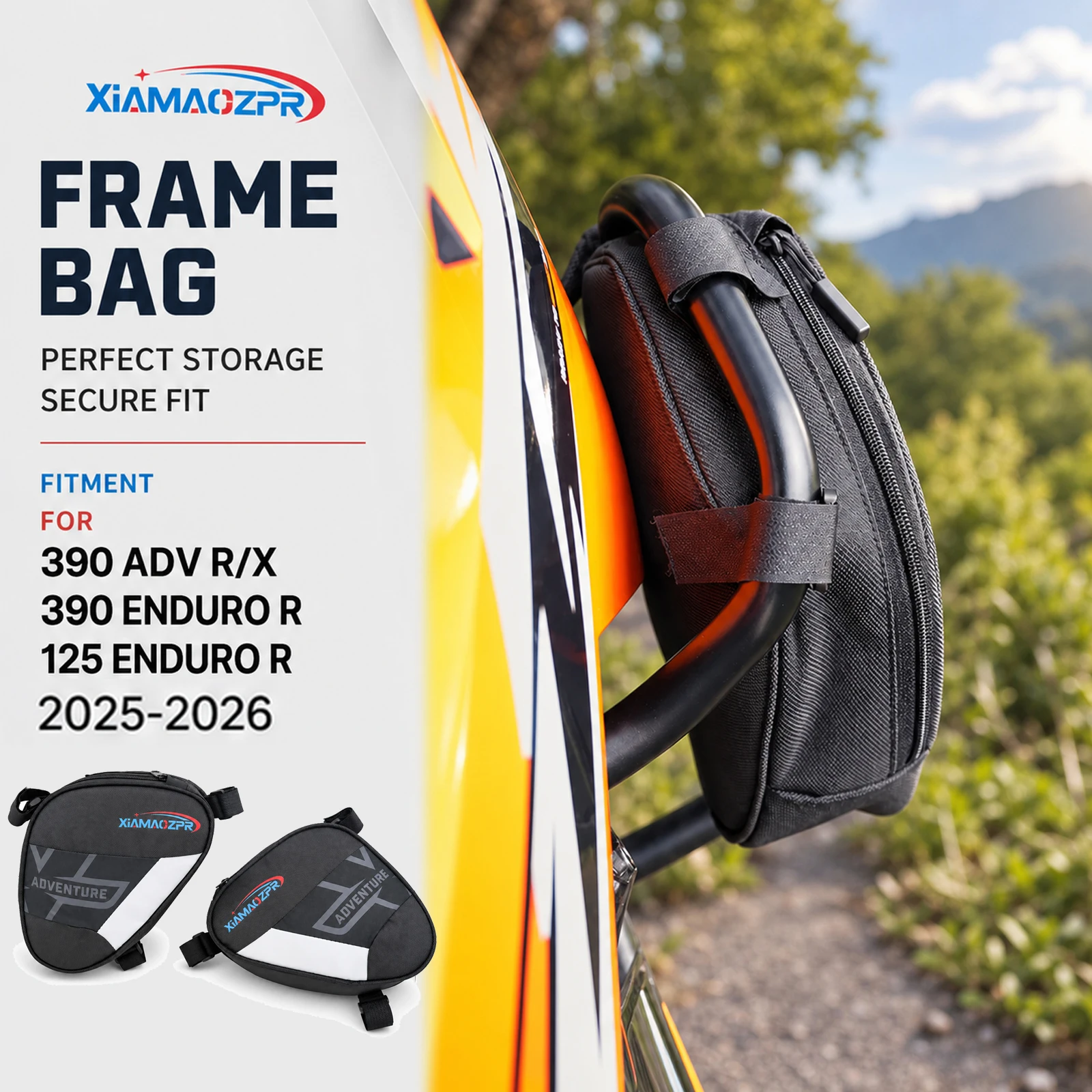 Original Bumper Repair Tool Placement Bag Waterproof Bag Frame Crash Bars For 390 ADVENTURE R 2026 390 X 2025 125 390 ENDURO R