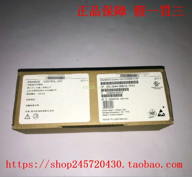 

2025 6SL3244-0BB12-1PA1A01-4.4 Блок управления SINAMICS G120 Совершенно новый спот