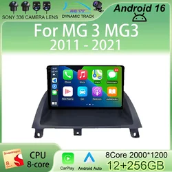 Android 16 For MG 3 MG3 2011 2012 2013 2014 2015 2016 2017 - 2021 CarPlay Car Multimedia Radio GPS Stereo Screen Video Player