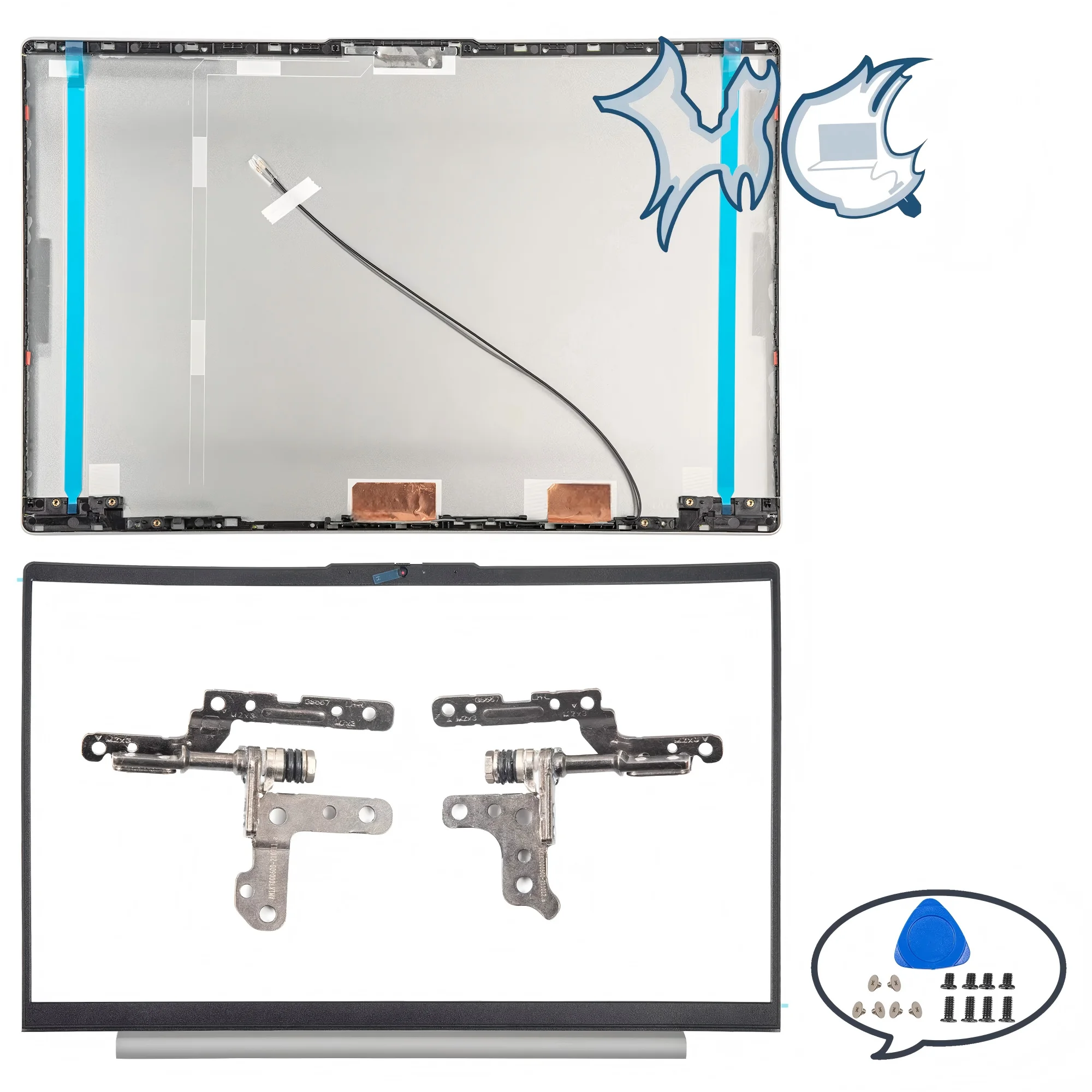 Nieuwe Case Voor Ideapad 5 15IIL05 15ITL05 15ARE05 15ALC05 LCD Back Cover Screen Deksel Voorkant Scharnieren Palmsteun Bodem Shell
