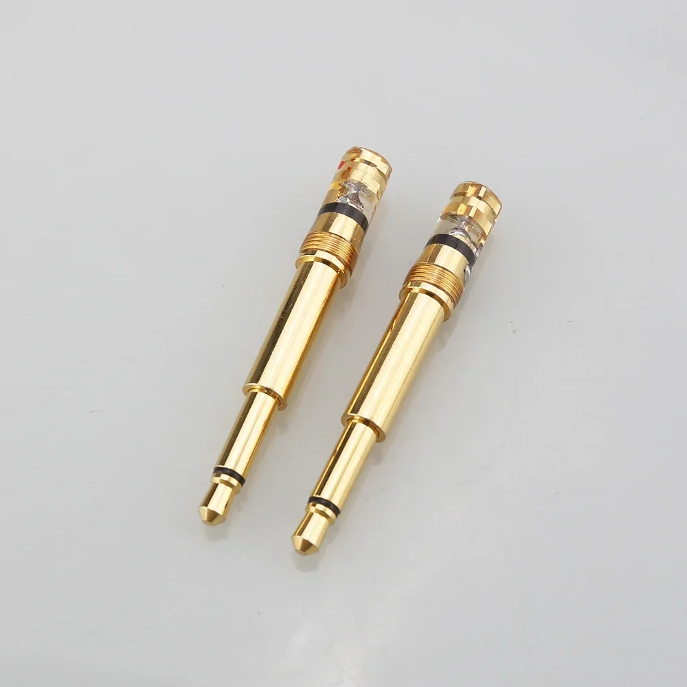 قابس سماعة رأس مطلي بالذهب MMCX أنثى إلى Meze 99 Classics NEO NOIR محول ذكر