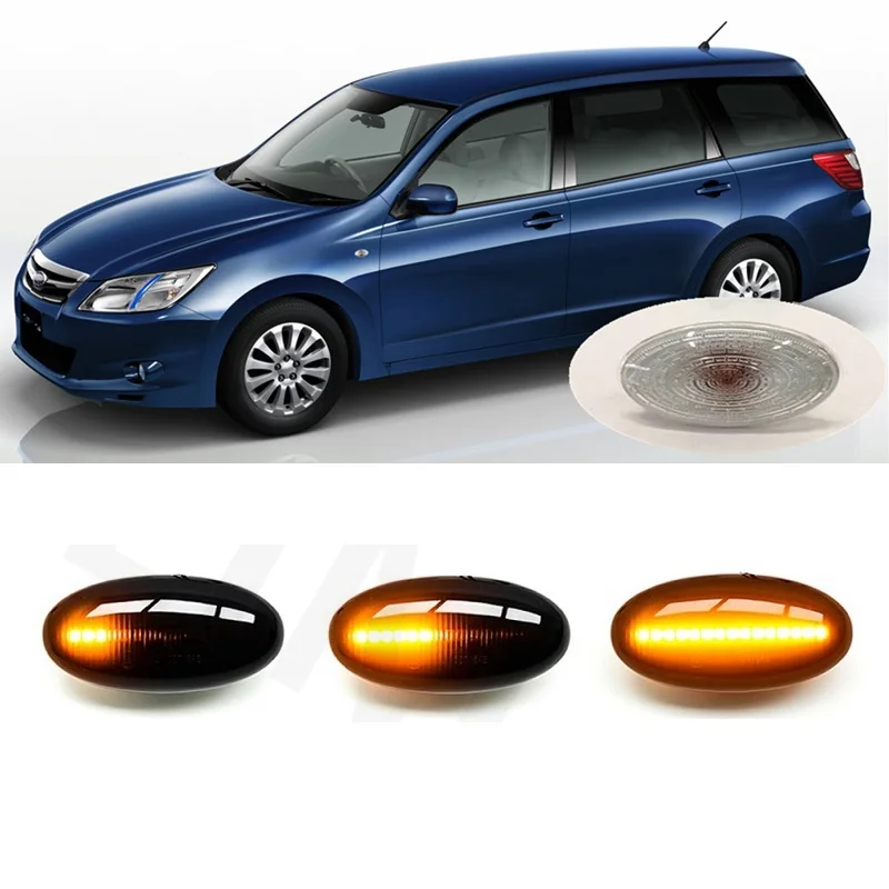 for Subaru Exiga YA4 YA5 2008 2009 2010 2011 Sequential LED Side Marker Turn Light Signal Lamp Accessories