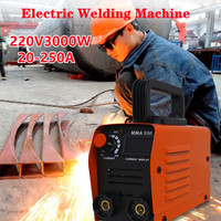 220V 20-250A  Mini Electric Welding Machine Portable Digital Display DC Inverter ARC Welder Weld Equipment DIY Welding Working