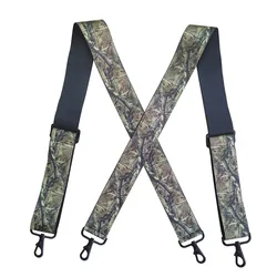 Neue Tarnung Hosenträger Herren Hosenträger Jagd gurte Vintage Outdoor-Gurte Bretellen Haken Suspensorio Ligas Tirantes 5*120cm