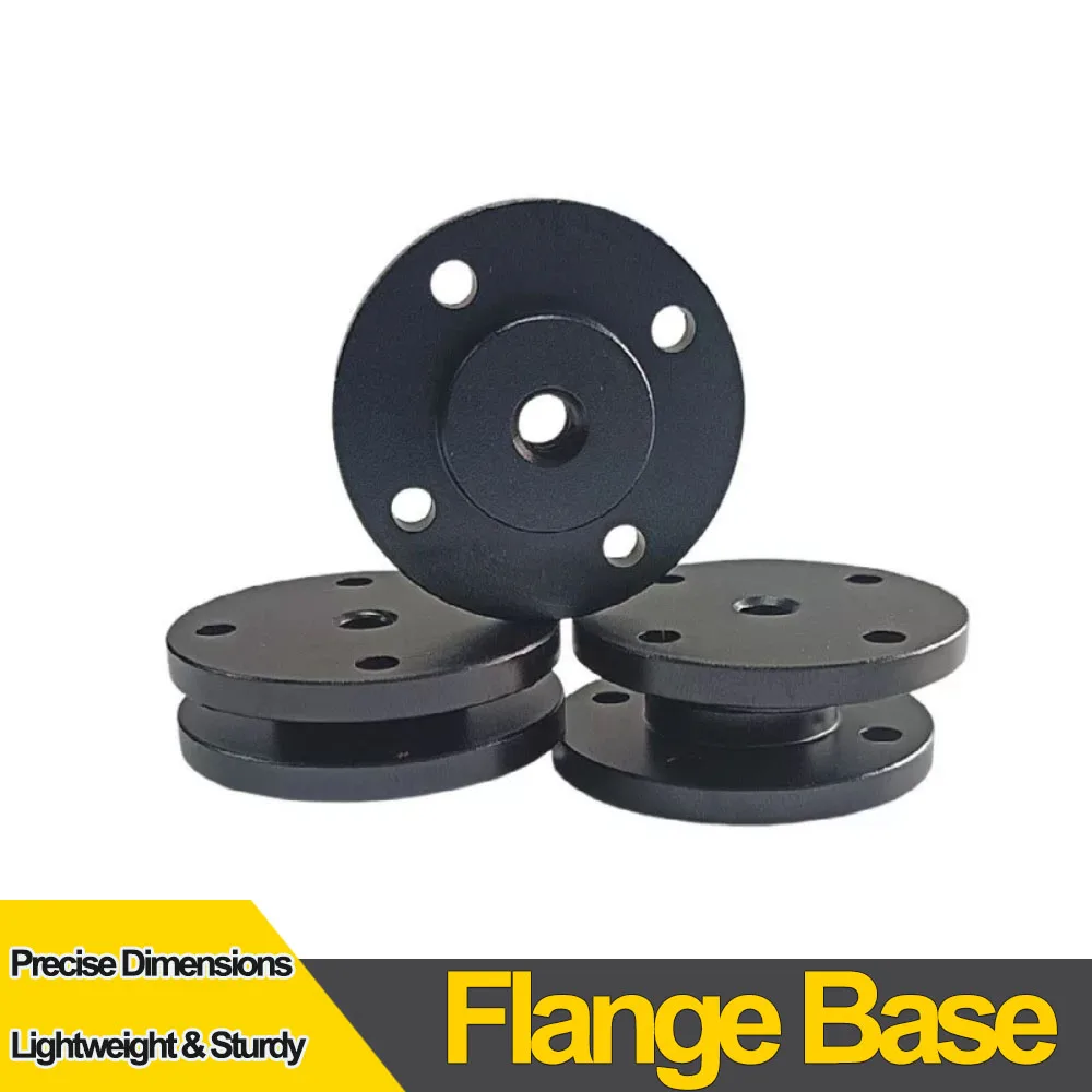 Aluminum Alloy 1/4 3/8 Flange Base Outdoor Desktop For Camera Tripod Magic Arm Mount Fixed Nut Photography Accessory
