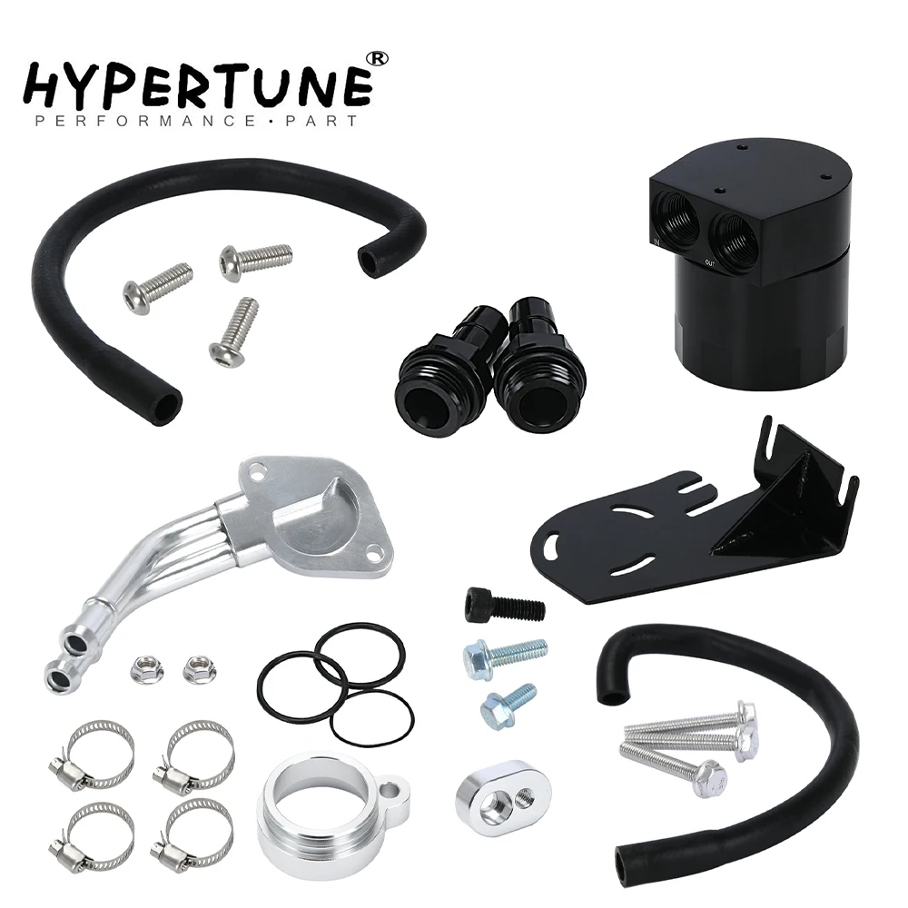 Baffled Oil Catch Can Kit For 2011–2016 Ford F-250 F-350 Super Duty 6.7L Powerstroke