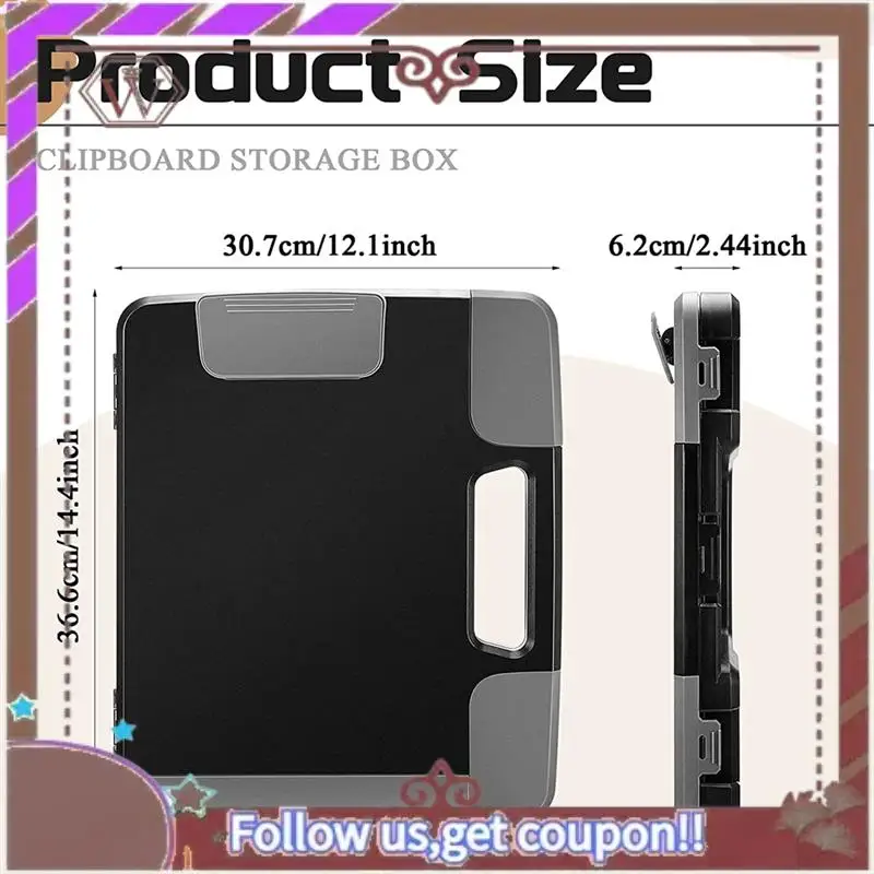 أحدث حافظة سوداء مع حافظة تخزين بلاستيكية مع مقبض تخزين البناء الموثق 14.4X12.1X2.44 بوصة