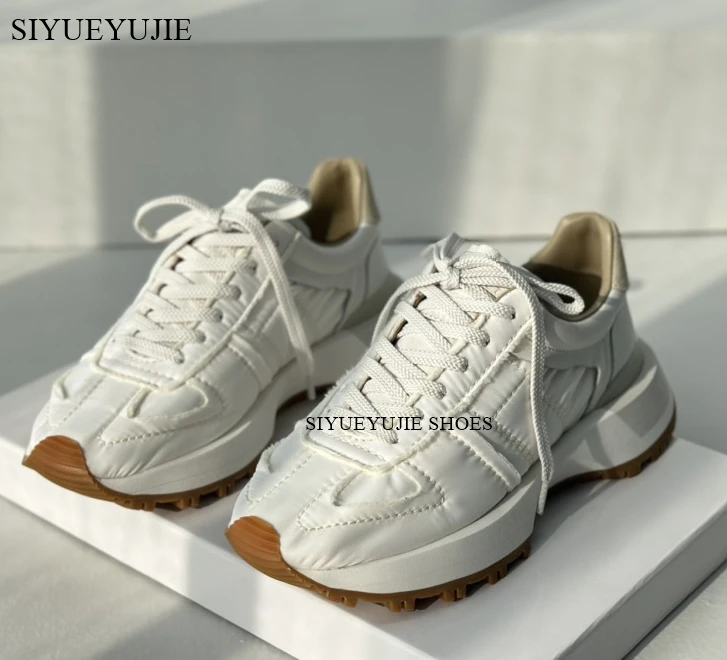 

New style muffin thick soled casual shoes men's and women's shoes 2023 fashion Korean flat soled sneakers running shoes platform