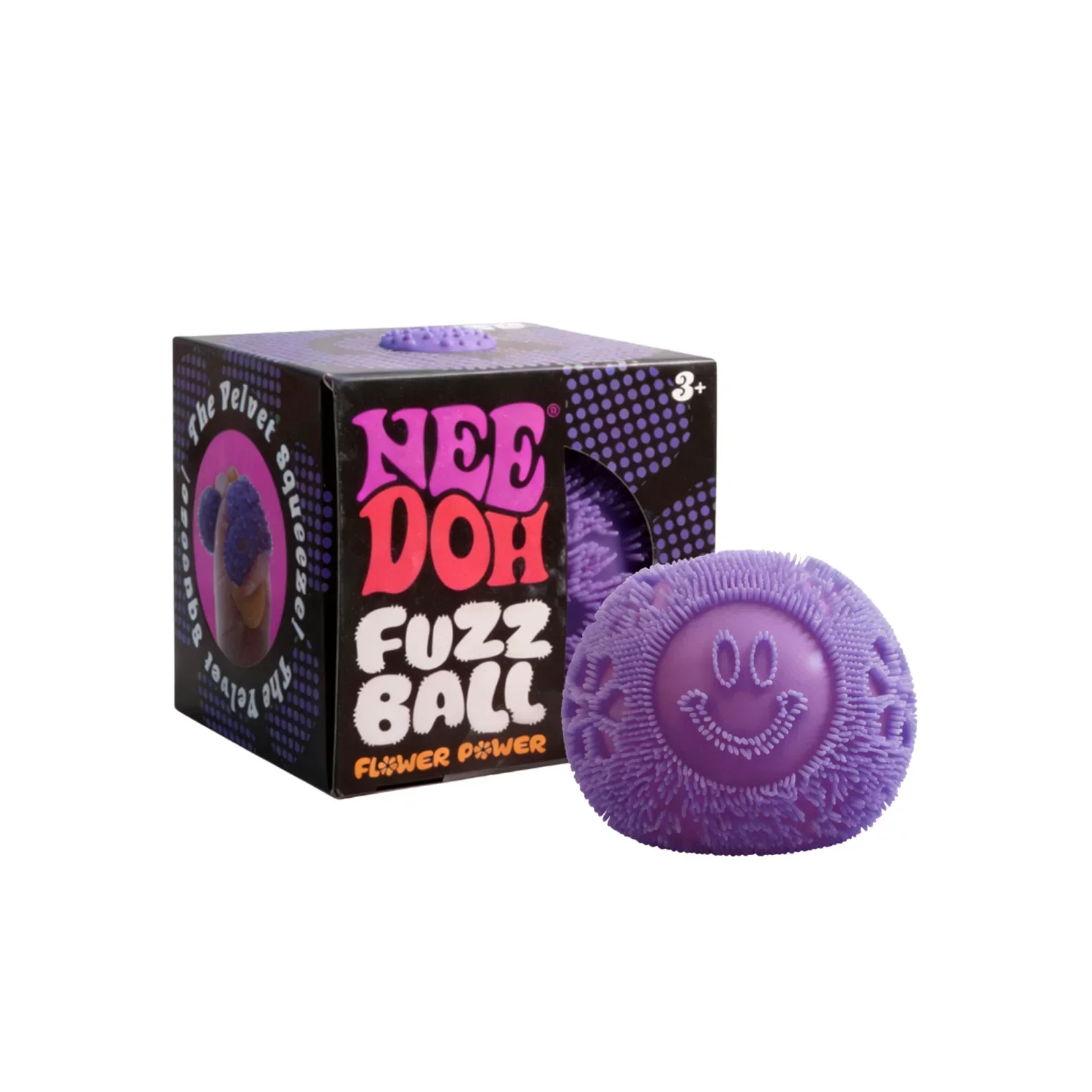 Nee Doh Fuzz Ball Serie Desktop-Dekoration zur Stresslinderung, geeignet für unter Druck stehende Situationen, lustige weiche Stressbälle als Geschenk.