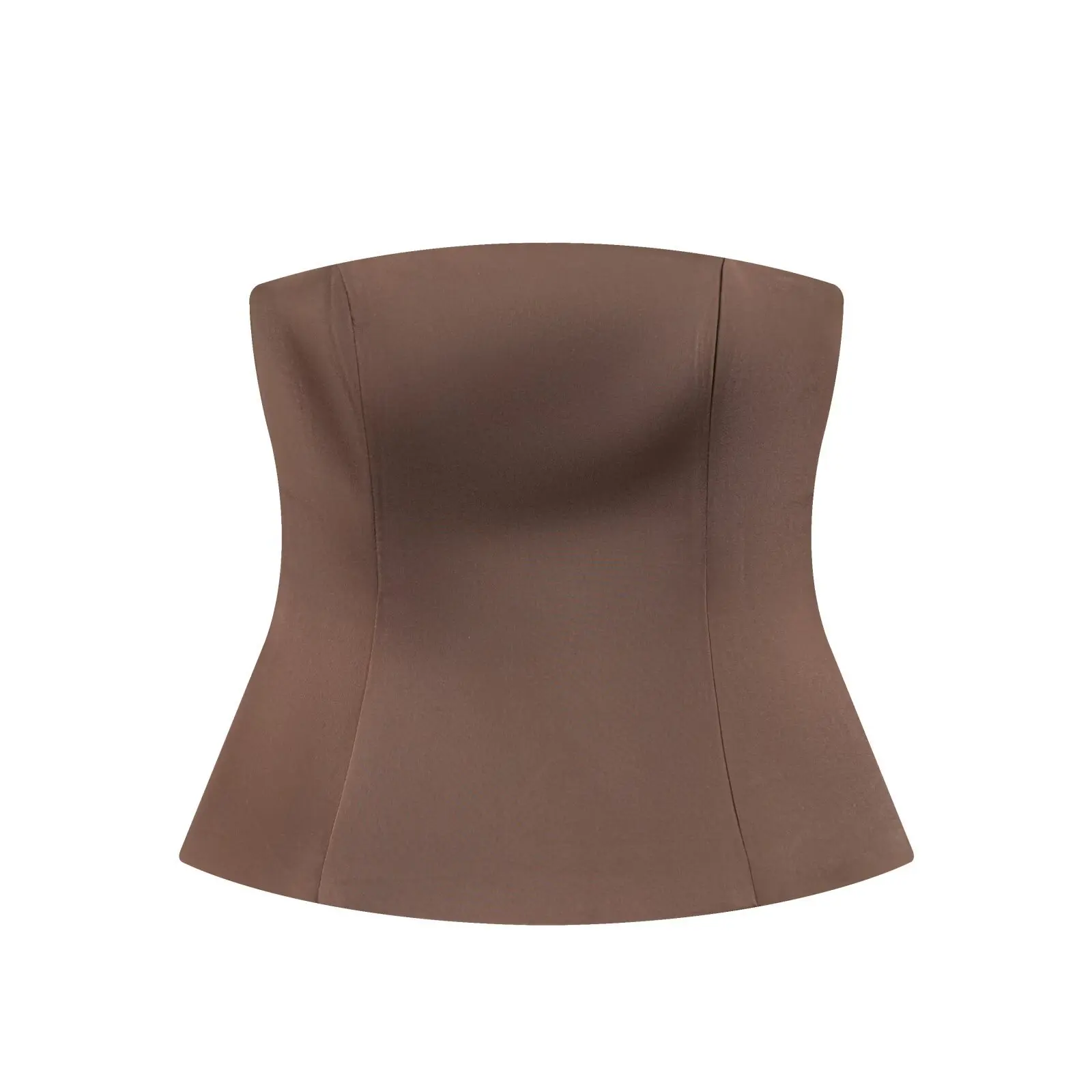 

Осенний новый женский приталенный топ без бретелек, универсальный ретро-стиль, модная и универсальная женская одежда