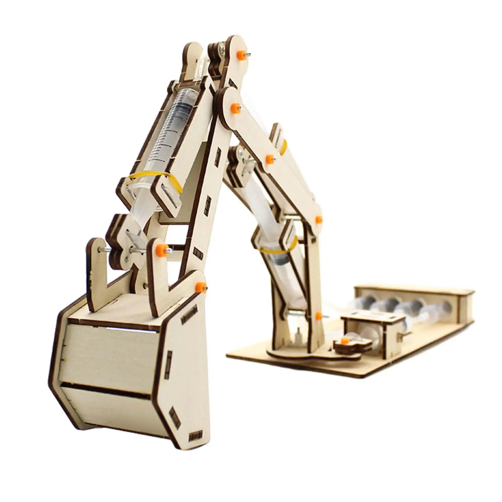 Hydraulic Excavator Toy Good Quality Assembling Excavator Set Excavator Model for Education Boys Home Science Experiment School