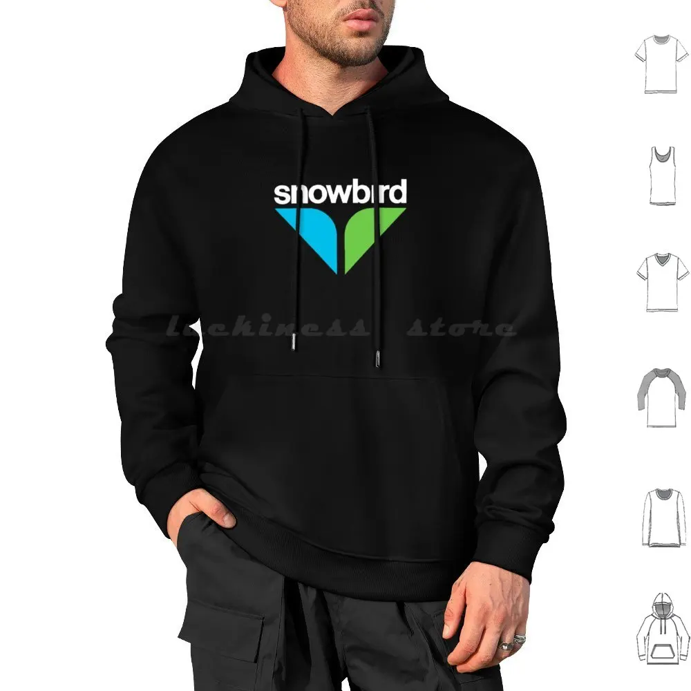 Best Seller-Snowbird Logo Merchandise Essential Hoodie cotton Long Sleeve Best Seller Snowbird Logo Essential