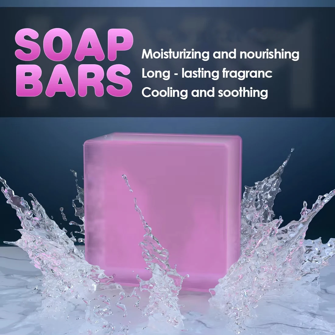 5pcs Tattoo Aftercare Soap Bars 50g Grape Moisturizing Mint Cucumber Scent Gentle Cleansing Soap for Tattoo Artists Supplies