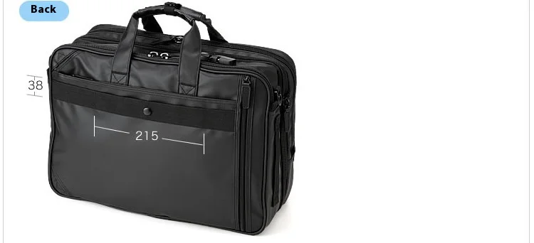 Large Capacitor Bag with Password 3WAY Handheld Double Shoulder Bapa Waterproof Business Nylon Notebook Bag