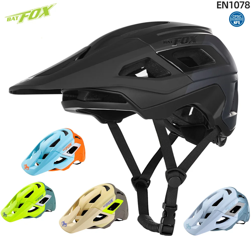 BATFOX Cycling Helmet MTB Bicycle Helmet for Men women capacete ciclismo Ultralight mountain road bike helmets casco ciclismo