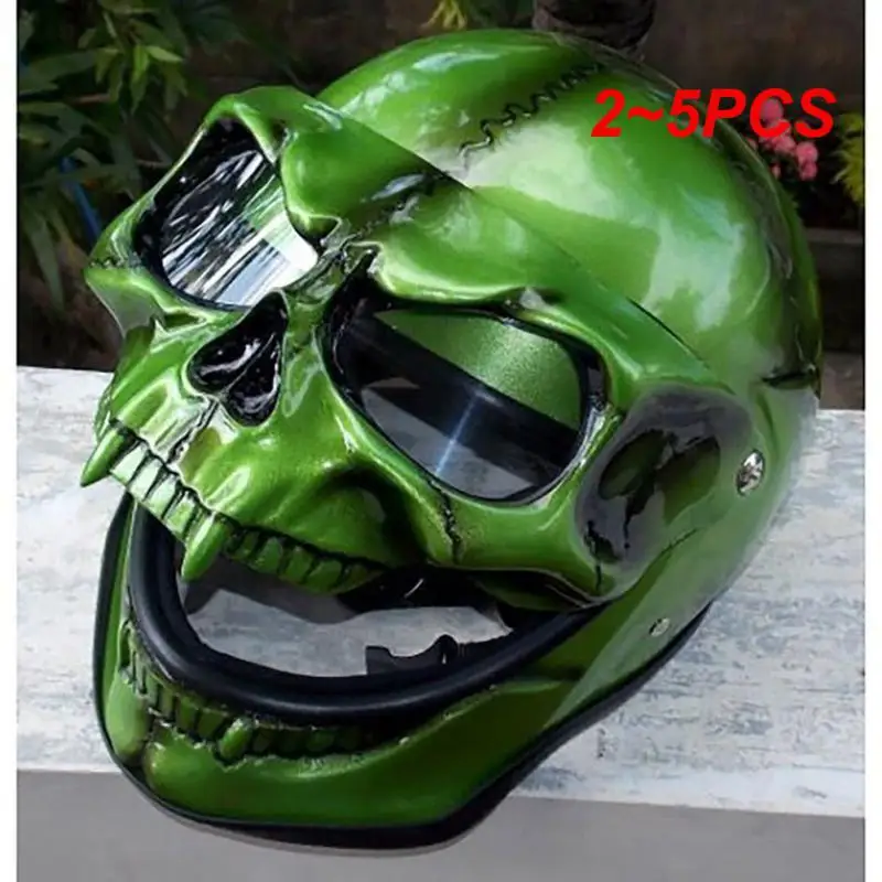 

2~5PCS Skull Skeleton Motorcycle Helmet cover Decoration Tidy mask Horror Cool Skull Mask Skeleton Halloween Gift Helmet Visor