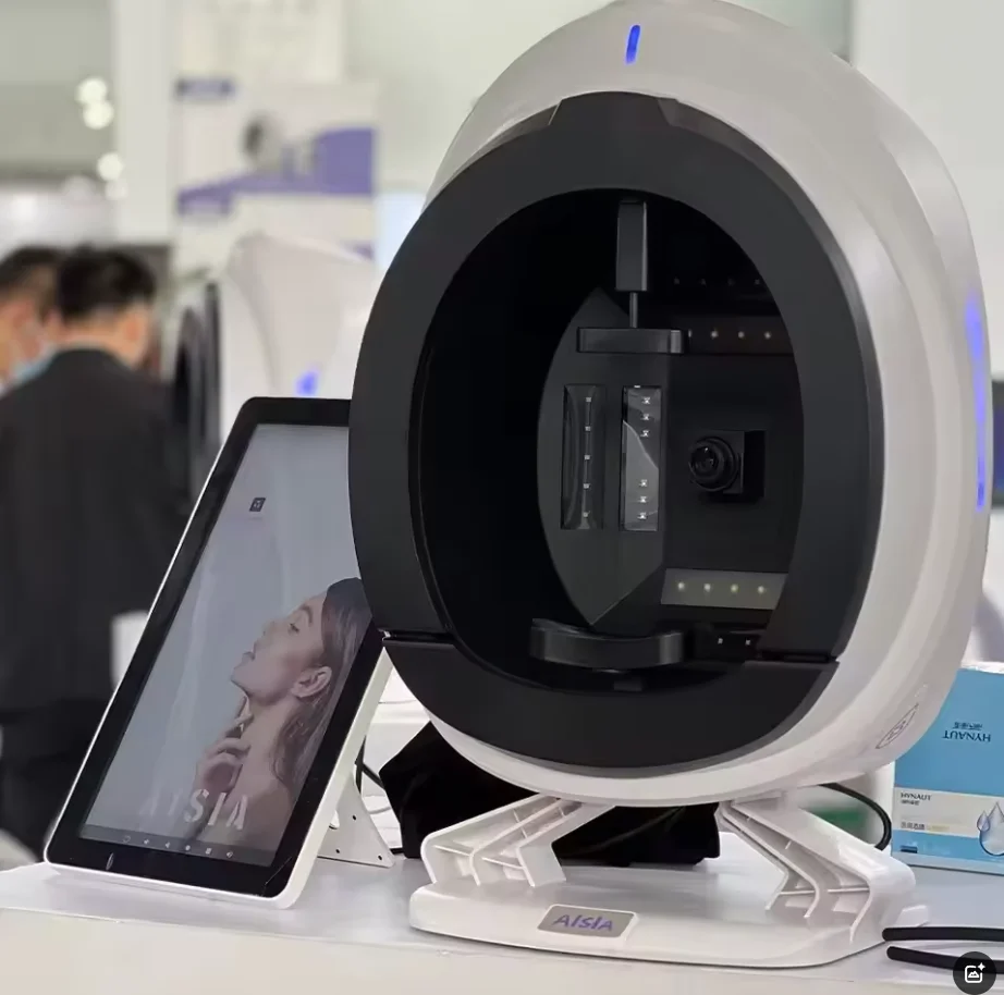 36M HD AI Skin Analyzer Q1pro Face Hair Scalp Detection Machine 8 Spectral Imaging Android 15.6 21.5 inch Custom Report