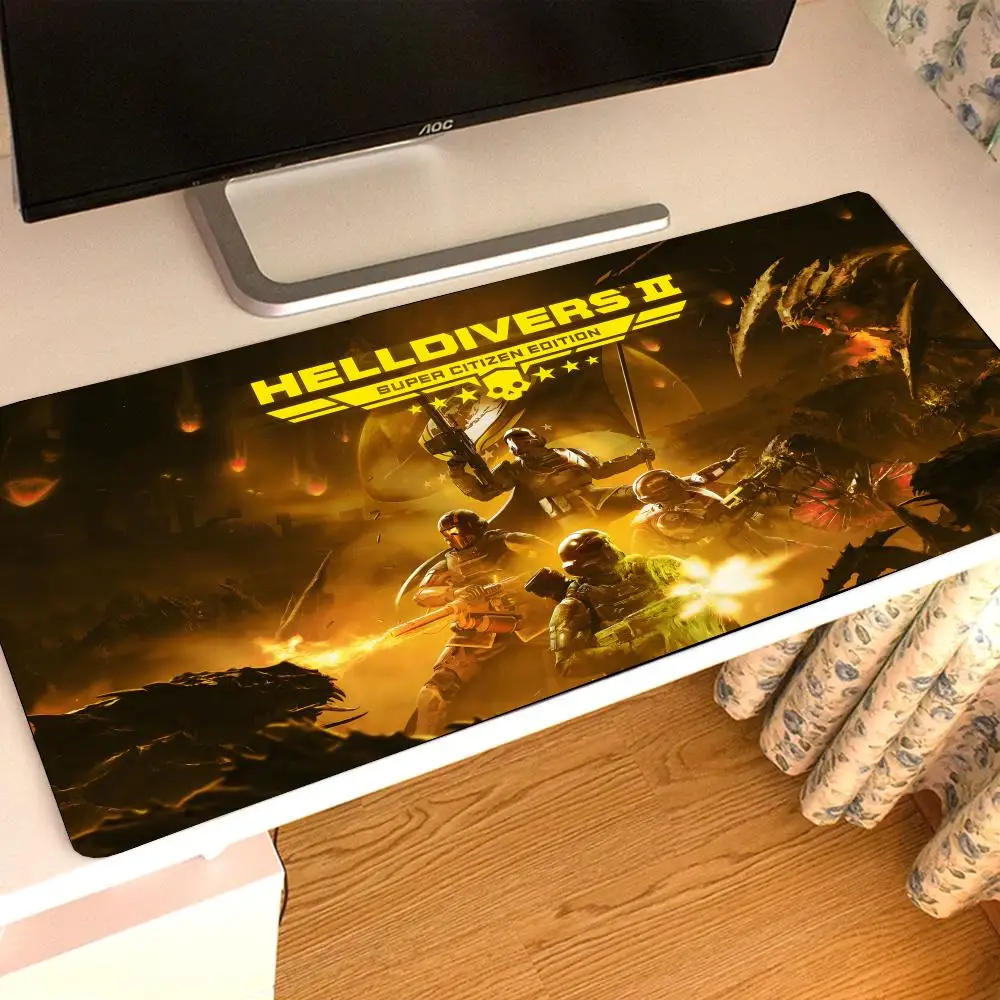 Gamer PC Accessories Mouse Desk Mat Pad Hot gamers H-HelldiversS 2Home Custom Mousepad Carpet Pad Game Keyboard Mouse pad