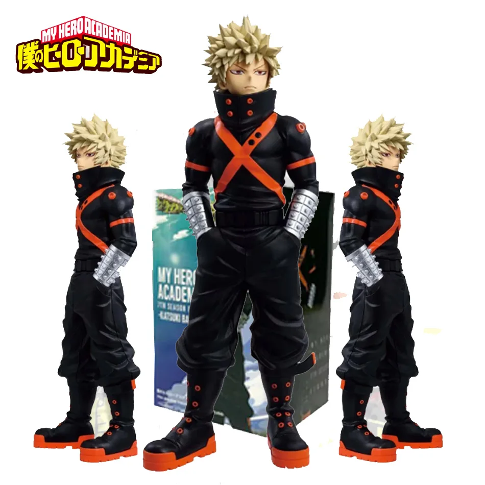 Figura original de Banpresto Katsuki Bakugo, modelo de anime, en stock, 7
