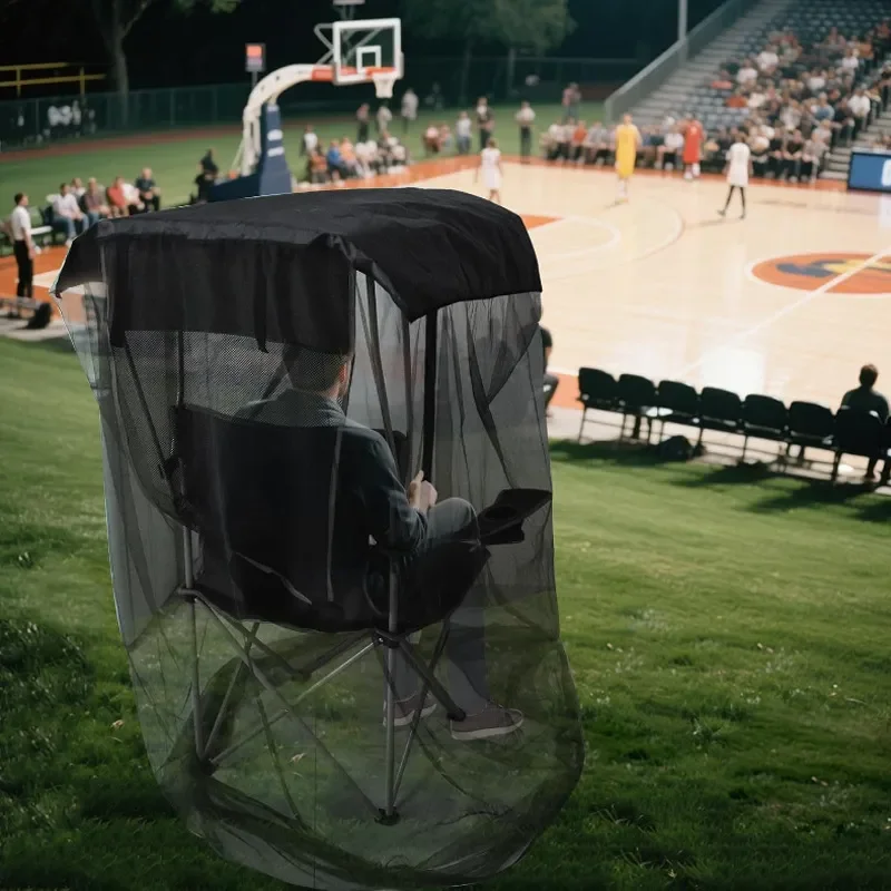 For Outdoor Swing Mosquito Net Fishing Courtyard Garden Rocking Chair Blackout Gauze Easy to Install for Travel