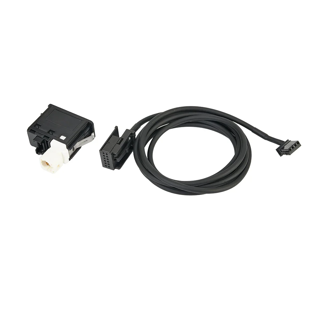 Car Audio USB AUX Input Socket Adapter Panel For BMW E39 E53 X5 Z4 E85 E86 X3 E83 And Models With 4 Pin USB2 0 view 2