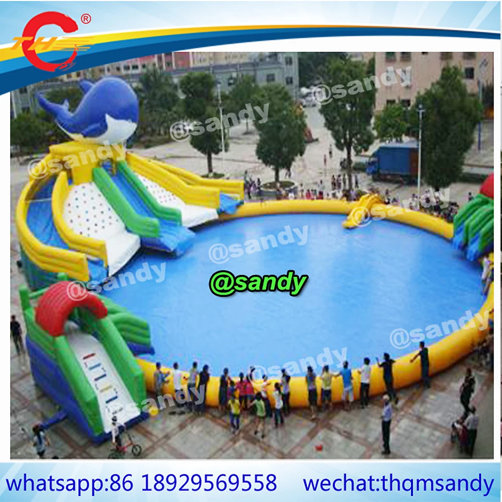 Miễn phí tàu biển đến cảng, 5 cái/lốc Inflatable aquapark land công viên, sân chơi funcity vui chơi giải trí công viên, nước hồ bơi trượt nước trò chơi