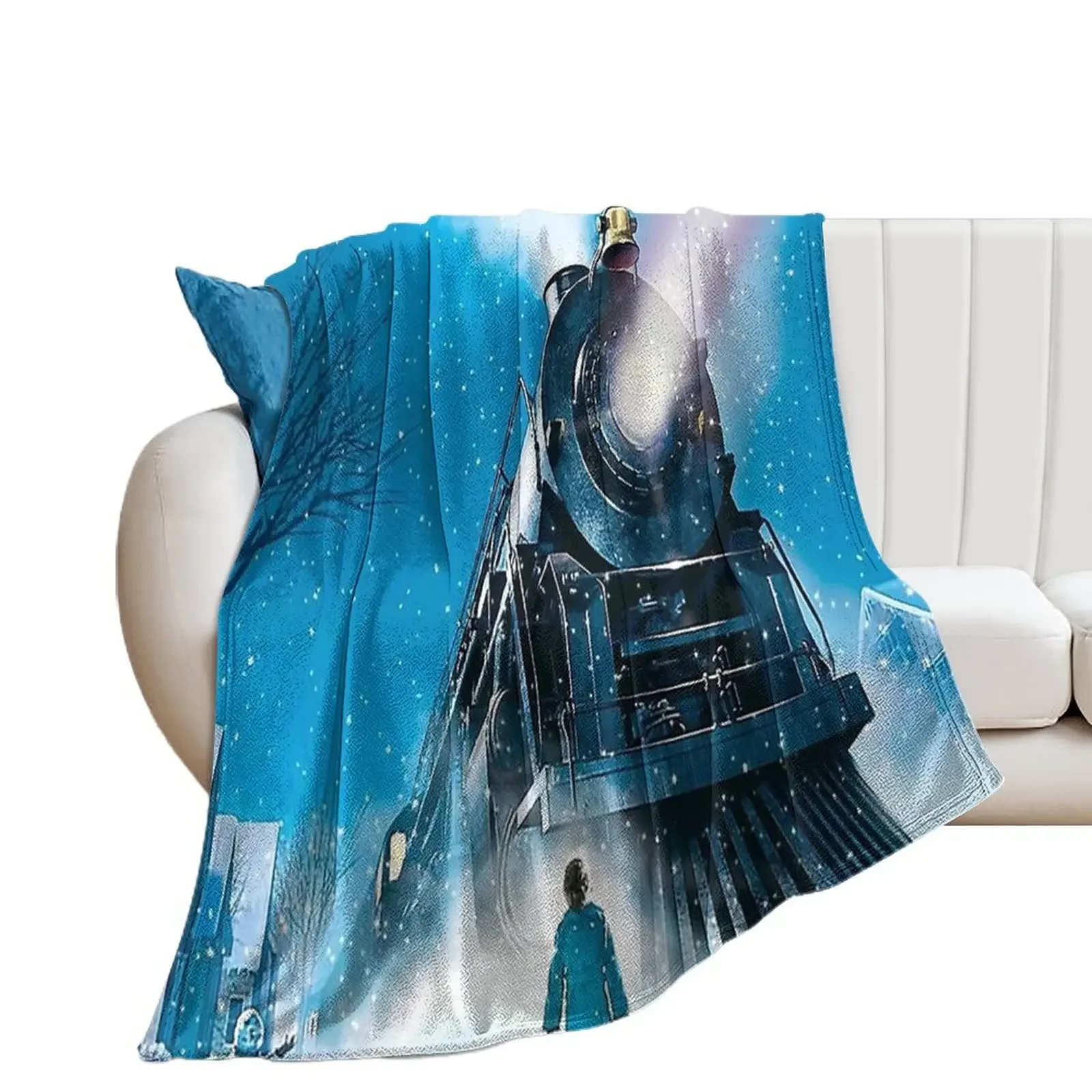 

polar express Throw Blanket funny gift Extra Large Throw Blankets