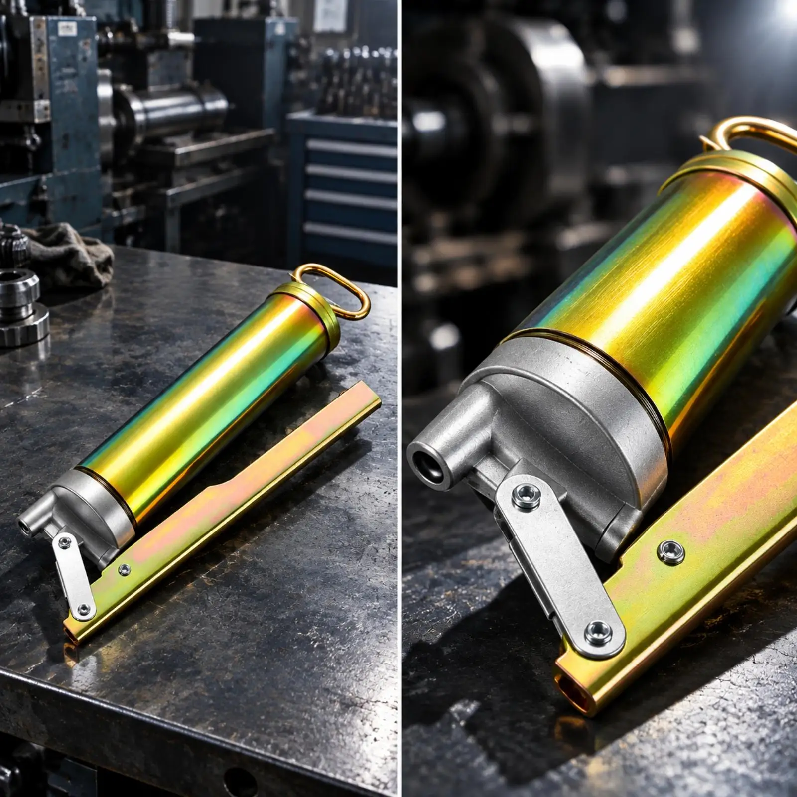 Hand-Operated Grease Reliable Grease with Lever Handle Lubrication Tool Long-Lasting Compact for Maintenance Technicians