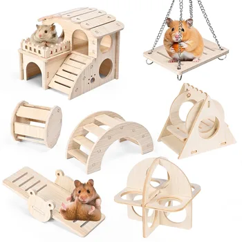 Wooden Swing Seesaw Pet Toy 1