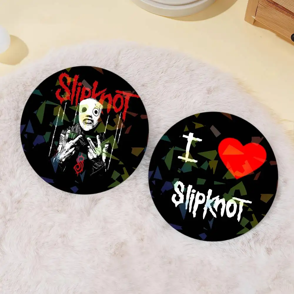 Band S-slipknots IOWA Pins Lapel Birthday Brooch Gift Backpack Clothes Accessory Decoration Badge Set Glass Shine