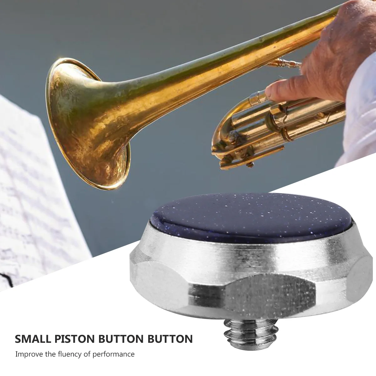 3 Pcs Small Piston Button Trumpet Press Instrument Accessories Musical Accessory Finger Buttons