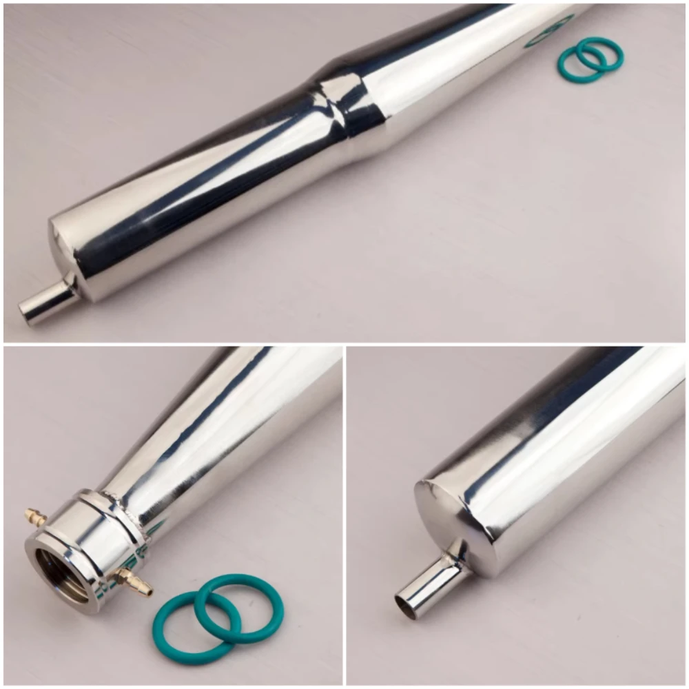 26cc To 35cc Engine Model Muffler Pipe Stainless Steel Exhaust Pipe Metal Accessories for Remote Control Model Boat Engines