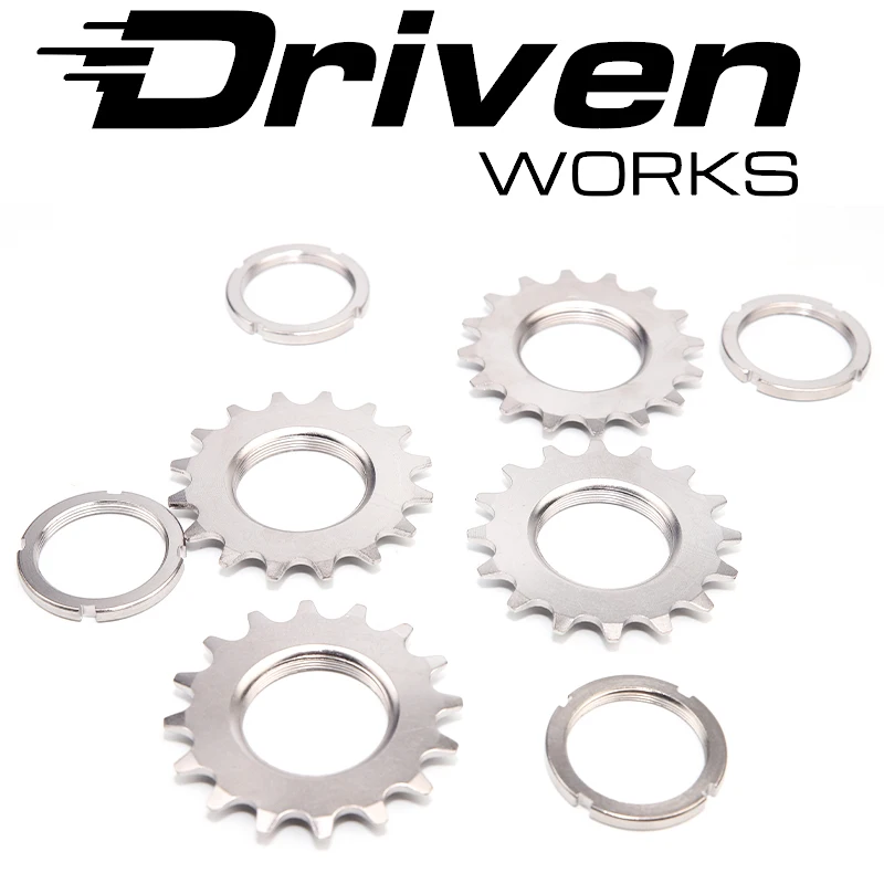 M Driven Cr-mo Fixed Gear cog chrom steel Bike Freewheel 16T Single Speed hascrome Fixie Bicycle Cog Track Cycling Parts cog