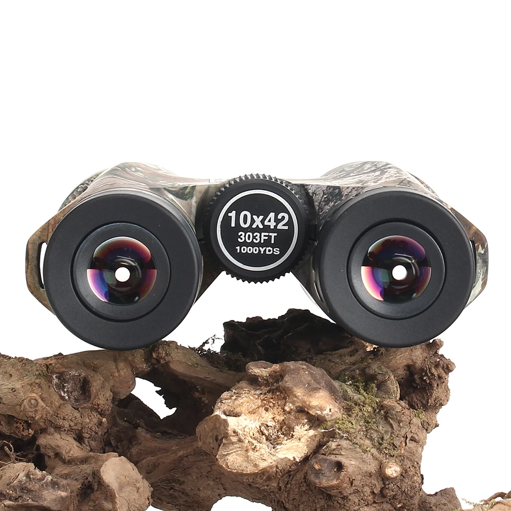 Free Shipping Professional Ohhunt 10x42 Blue Optical coated Bak4 Prism Long range Binocular Telescope For Hunting